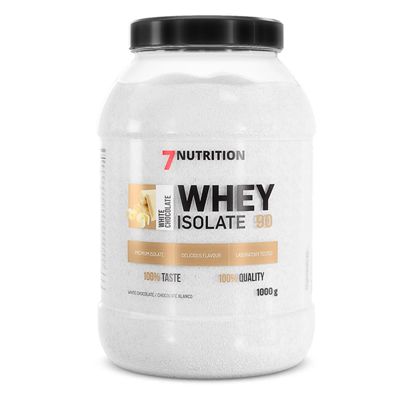 7 NUTRITION WHEY ISOLATE 90 - 1000g - white choco