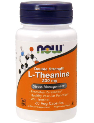 NOW L-THEANINE 200mg  - 60 kaps