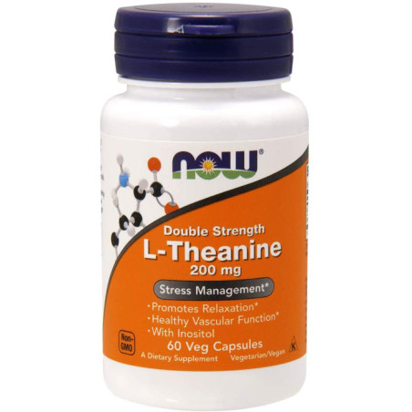 NOW L-THEANINE 200mg  - 60 kaps