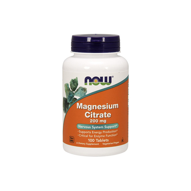 NOW MAGNESIUM CITRATE 200mg - 100tabl