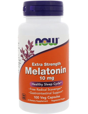NOW MELATONIN 10mg - 100kaps
