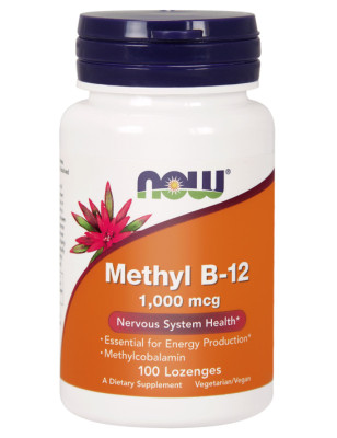 NOW METHYL B-12 1000mcg - 100 lonzenges