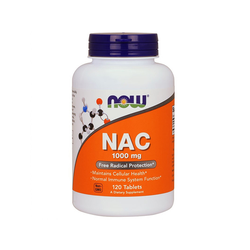 NOW NAC 1000mg - 120tabl NOW NAC 1000mg - 120tabl