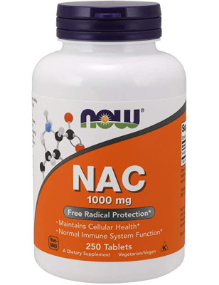 NOW NAC ACETYL CYSTEINE 600mg - 250 kaps