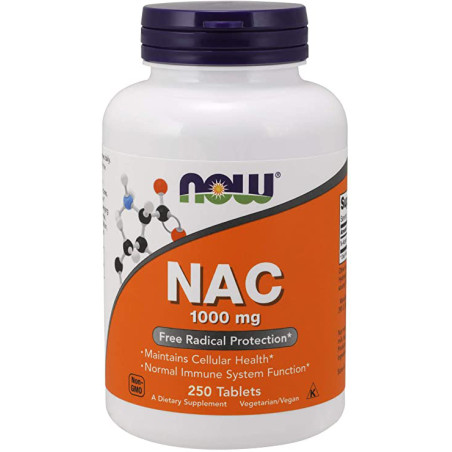 NOW NAC ACETYL CYSTEINE 600mg - 250 kaps