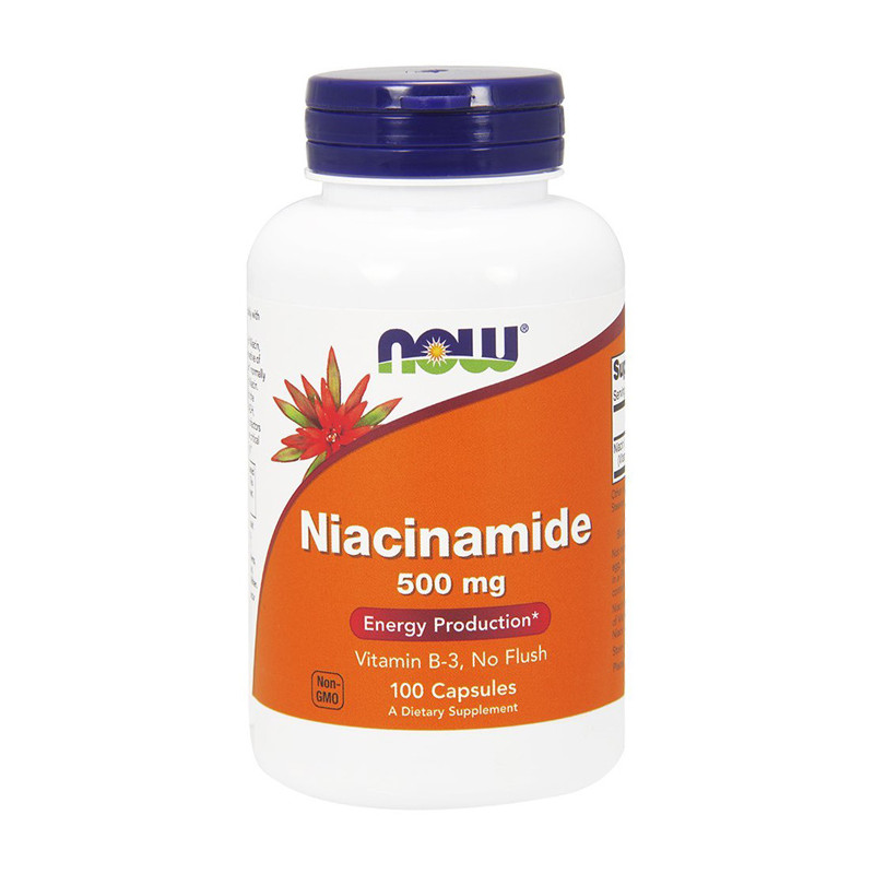 NOW NIACINAMIDE 500mg - 100 kaps. NOW NIACINAMIDE 500mg - 100 kaps.
