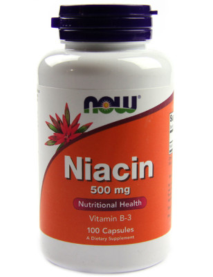 NOW NIACIN 500mg - 100 tabl