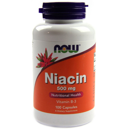 NOW NIACIN 500mg - 100 tabl