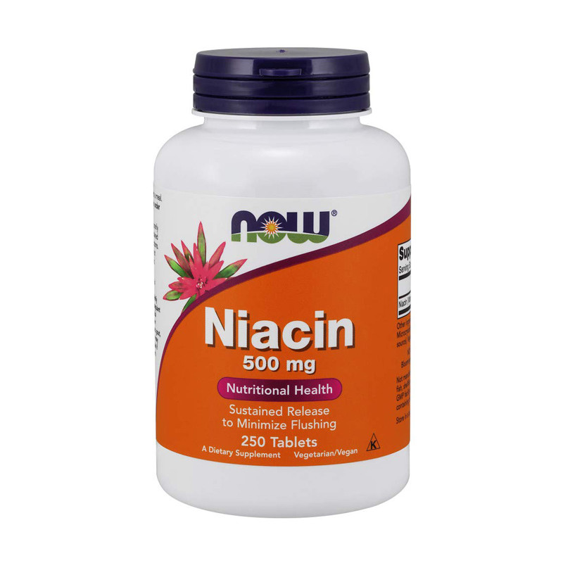 NOW NIACIN 500mg - 250 tabl NOW NIACIN 500mg - 250 tabl