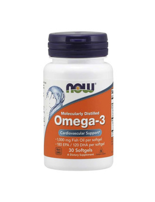 NOW OMEGA-3 - 30 softgel