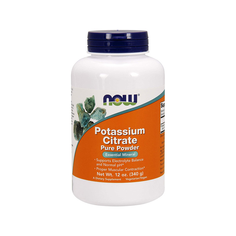 NOW POTASSIUM CITRATE PURE POWDER 340 g NOW POTASSIUM CITRATE PURE POWDER 340 g