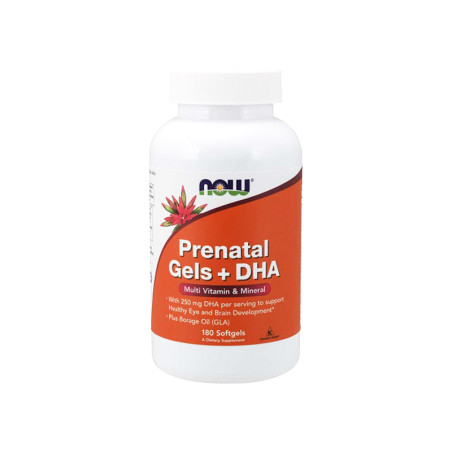 NOW PRENATAL GELS+DHA - 180softgel