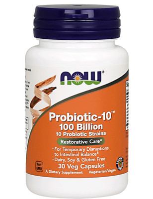 NOW PROBIOTIC-10 100 Billion - 30kaps