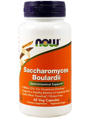 NOW SACCHAROMYCES BOULARDII -  60 kaps