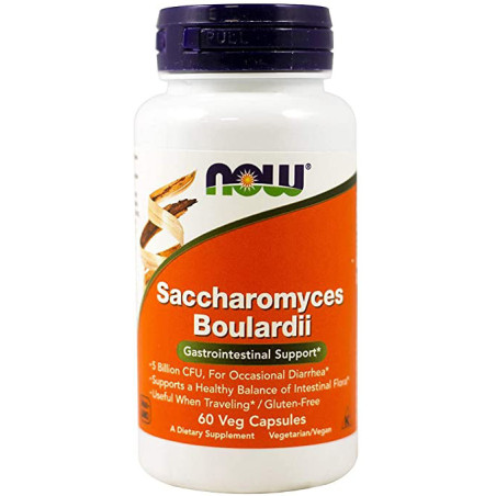 NOW SACCHAROMYCES BOULARDII -  60 kaps