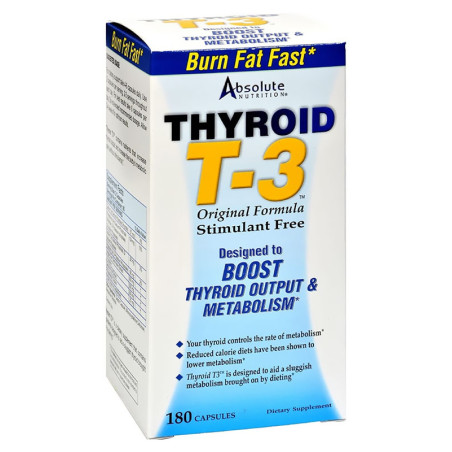 ABSOLUTE NUTRITION THYROID T3 - 180kaps