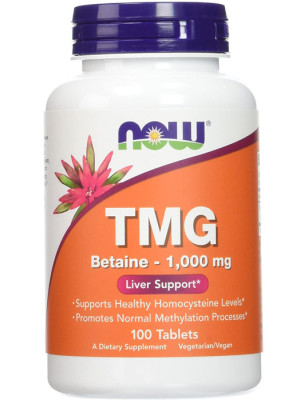 NOW TMG BETAINE 1000mg - 100 tabl