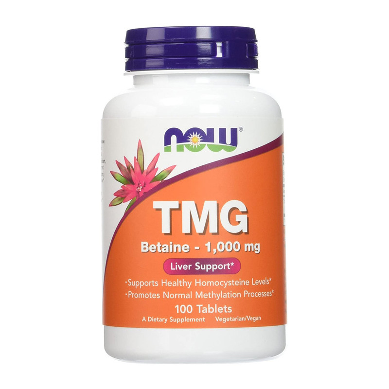 NOW TMG BETAINE 1000mg - 100 tabl NOW TMG BETAINE 1000mg - 100 tabl