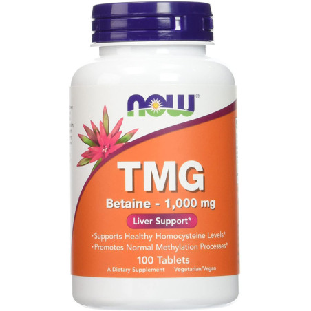 NOW TMG BETAINE 1000mg - 100 tabl