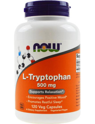 NOW L-TRYPTOPHAN 500mg - 120 kaps
