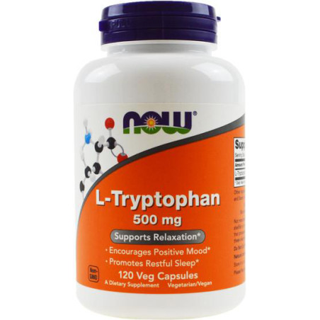 NOW L-TRYPTOPHAN 500mg - 120 kaps