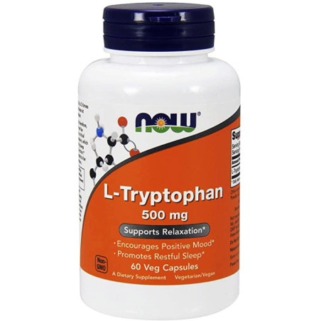 NOW L-TRYPTOPHAN 500mg - 60 kaps