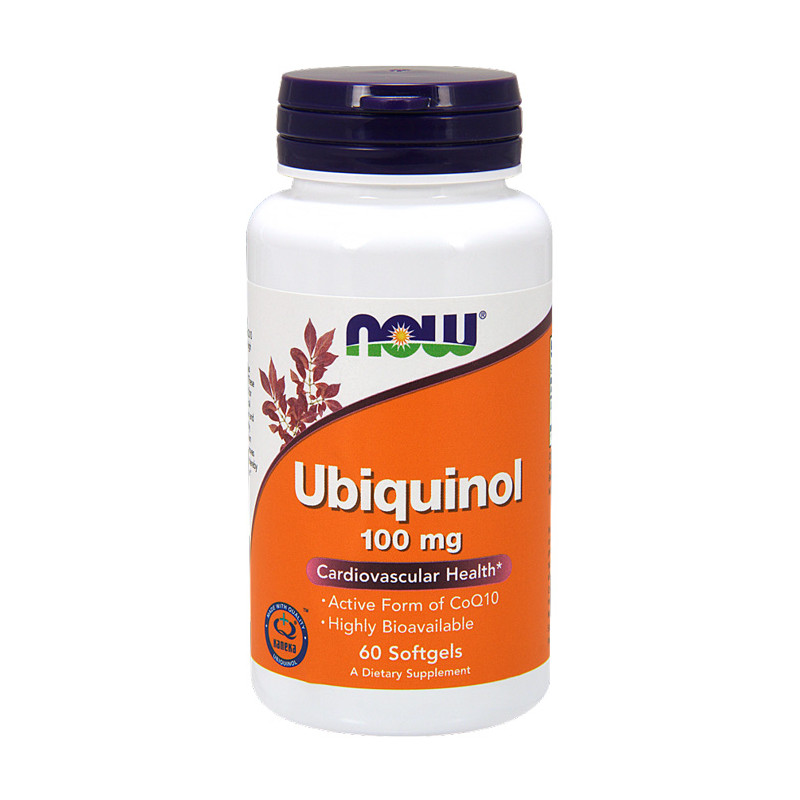 NOW UBIQUINOL 100mg - 60 softgel NOW UBIQUINOL 100mg - 60 softgel