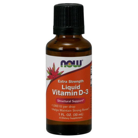 NOW VITAMIN D-3 EXTRA STRENGTH LIQUID 30ml