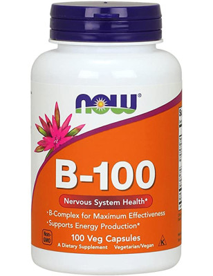 NOW VITAMIN B-100 - 100 kaps.