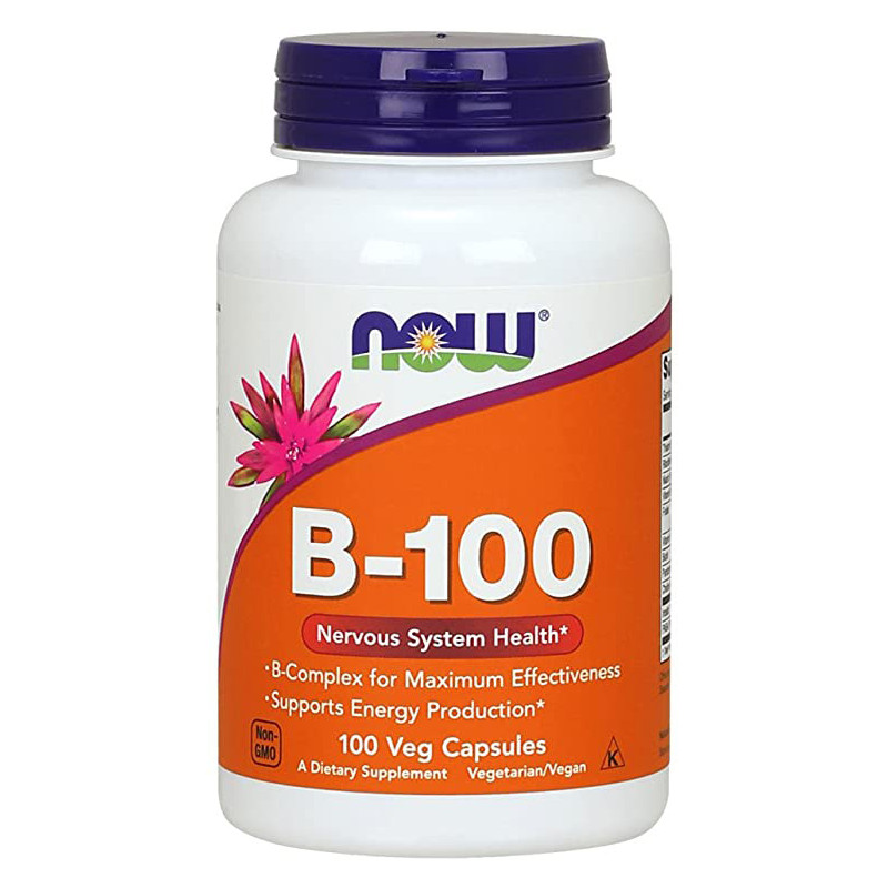 NOW VITAMIN B-100 - 100 kaps. NOW VITAMIN B-100 - 100 kaps.