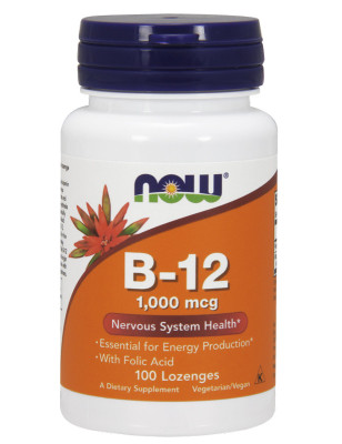 NOW VITAMIN B-12 1000mcg - 100 lonzenges