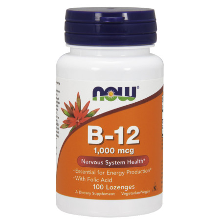 NOW VITAMIN B-12 1000mcg - 100 lonzenges
