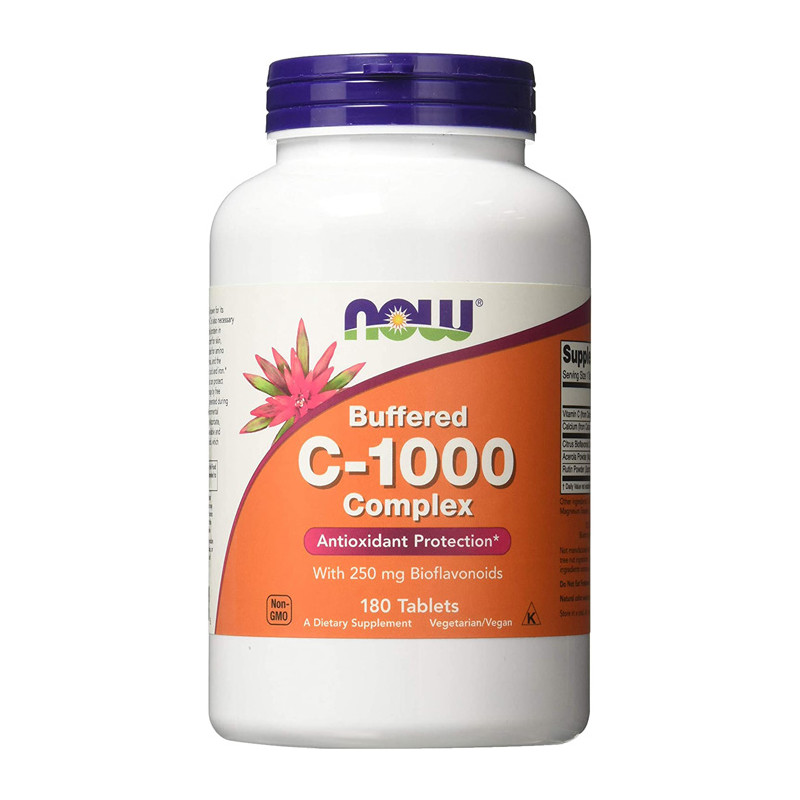 NOW VITAMIN C-1000 COMPLEX 250mg Biofl 180tab NOW VITAMIN C-1000 COMPLEX 250mg Biofl 180tab