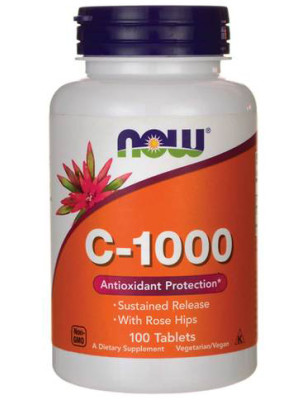 NOW VITAMIN C-1000 Sustained Release 100 tab.