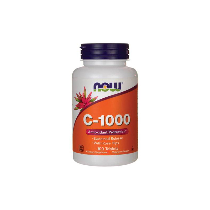 NOW VITAMIN C-1000 Sustained Release 100 tab. NOW VITAMIN C-1000 Sustained Release 100 tab.