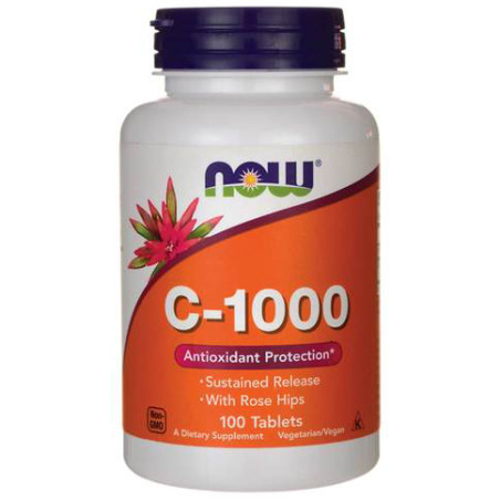 NOW VITAMIN C-1000 Sustained Release 100 tab.