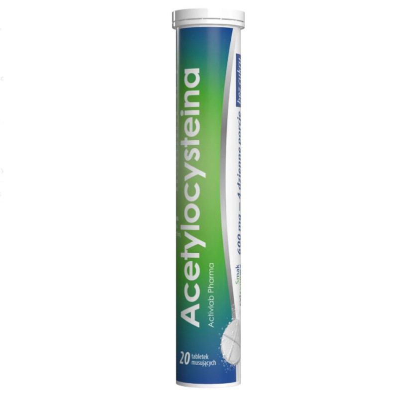 ACTIVLAB PHARMA ACETYLOCYSTEINA 20 tab tuba Cytr ACTIVLAB PHARMA ACETYLOCYSTEINA 20 tab tuba Cytr