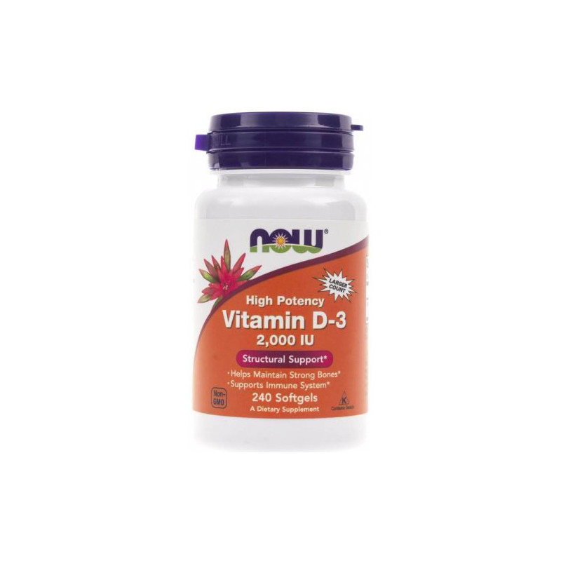 NOW VITAMIN D-3 2000IU-240 softgel NOW VITAMIN D-3 2000IU-240 softgel