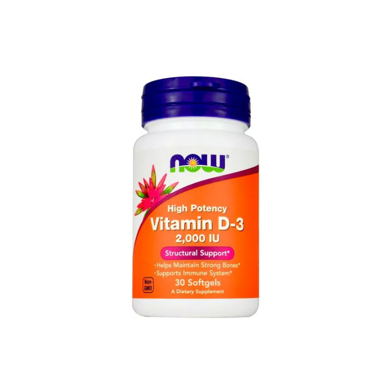 NOW VITAMIN D-3 2000IU-30 softgel NOW VITAMIN D-3 2000IU-30 softgel