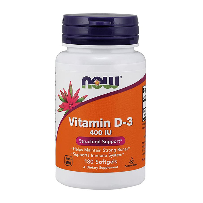 NOW VIT D-3 400iu - 180 softgels NOW VIT D-3 400iu - 180 softgels