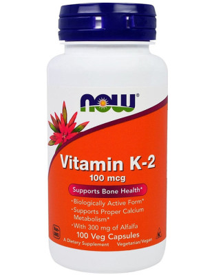 NOW VITAMIN K-2 100 mcg - 100 kaps
