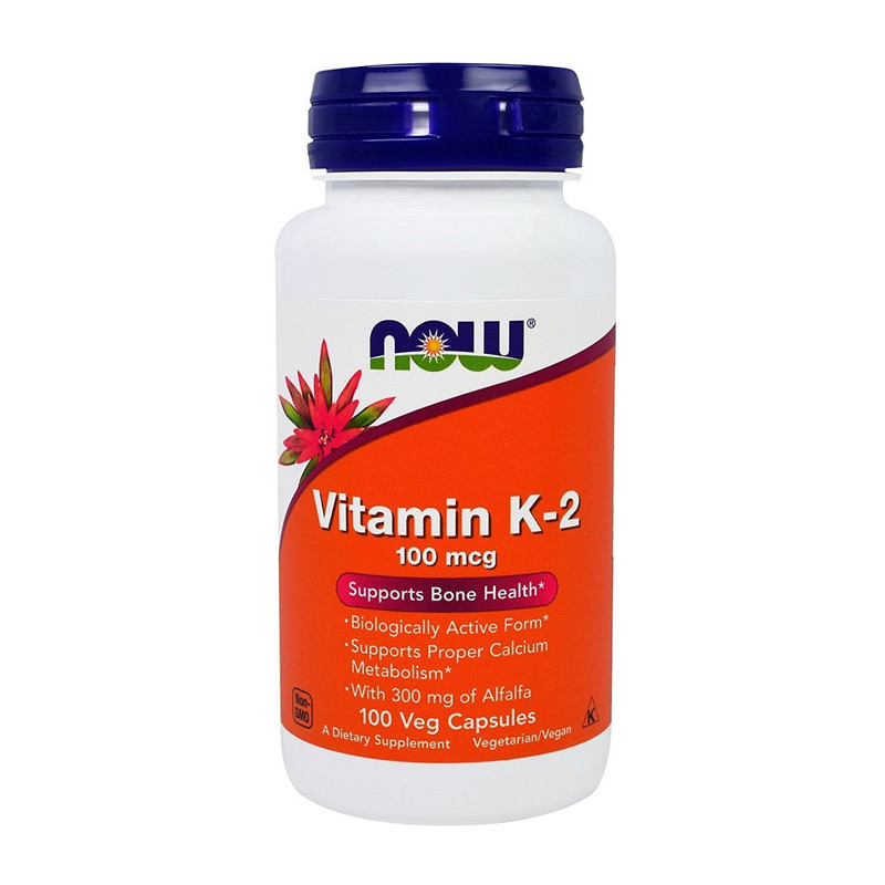 NOW VITAMIN K-2 100 mcg - 100 kaps
