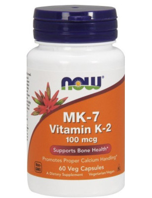 NOW VITAMIN K-2 (MK7) 100 mcg - 60 kaps