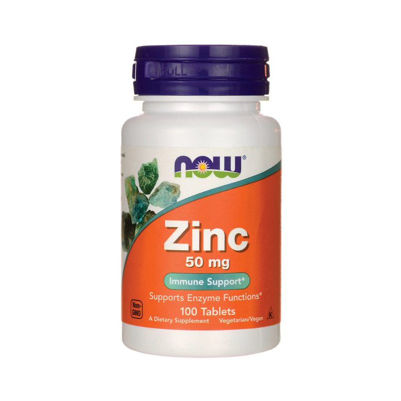 NOW ZINC 50 mg-100 tab. NOW ZINC 50 mg-100 tab.