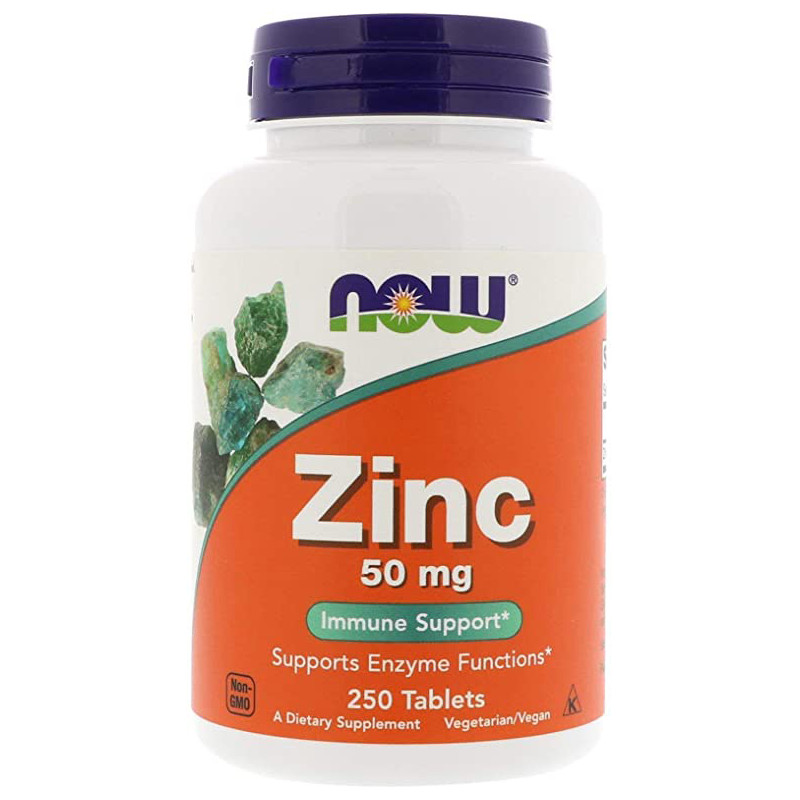 NOW ZINC 50mg-250 tab. NOW ZINC 50mg-250 tab.