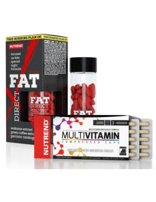 NUTREND FAT DIRECT 60 kaps+MULTIVITAMIN COMP 60k