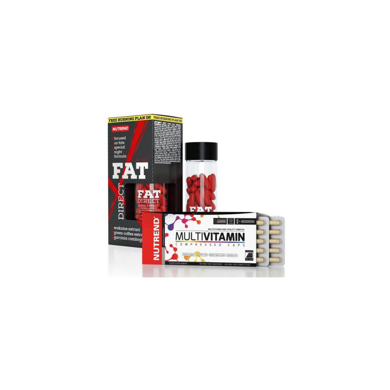 NUTREND FAT DIRECT 60 kaps+MULTIVITAMIN COMP 60k NUTREND FAT DIRECT 60 kaps+MULTIVITAMIN COMP 60k