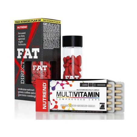 NUTREND FAT DIRECT 60 kaps+MULTIVITAMIN COMP 60k