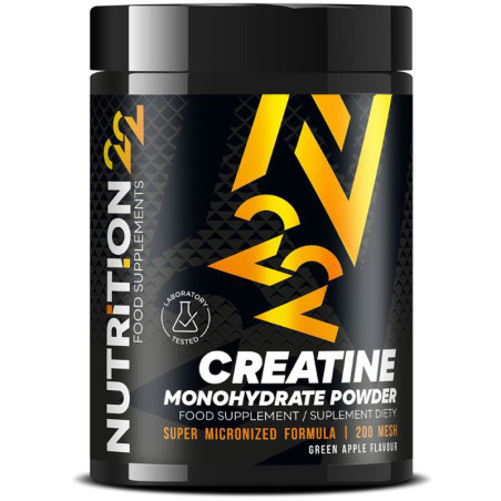 NUTRITION22 CREATINE MONOHYDRATE 500g Green Apple