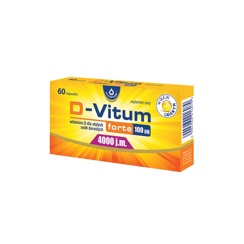 OLEOFARM D-VITUM FORTE 4000 j.m. - 60kaps
